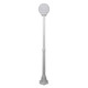 Siena 25cm Sphere Medium Post - White Finish / E27 Siena 25cm Sphere Medium Post - White Finish / E27